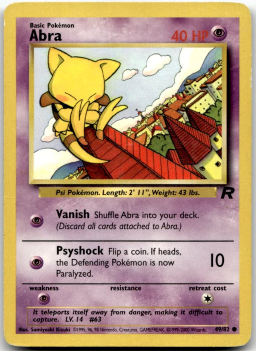 Abra #49 Team Rocket
