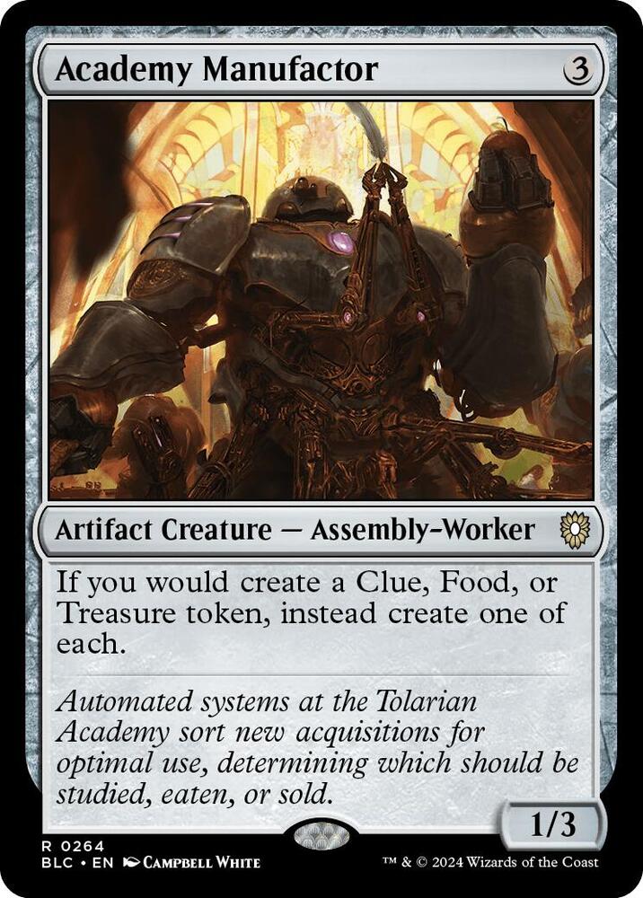 Academy Manufactor #264 Commander: Bloomburrow