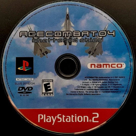 PS2 Ace Combat 4: Shattered Skies (Greatest Hits) (Disc Only)