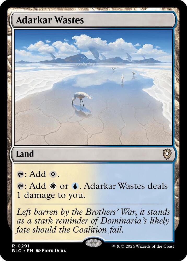 Adarkar Wastes #291 Commander: Bloomburrow