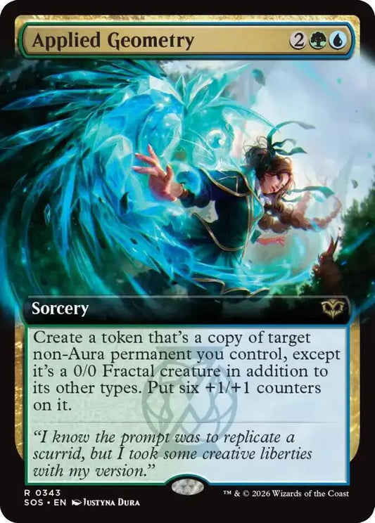Applied Geometry (Extended Art) #343 Secrets of Strixhaven