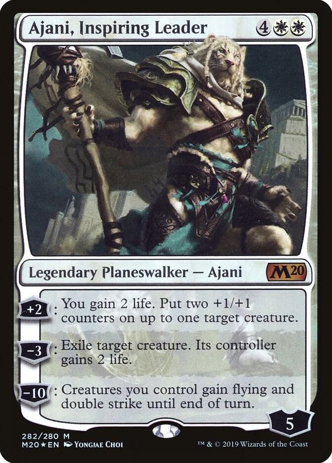 Ajani, Inspiring Leader #282 FOIL Core Set 2020