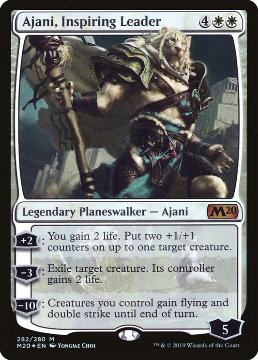 Ajani, Inspiring Leader #282 FOIL Core Set 2020