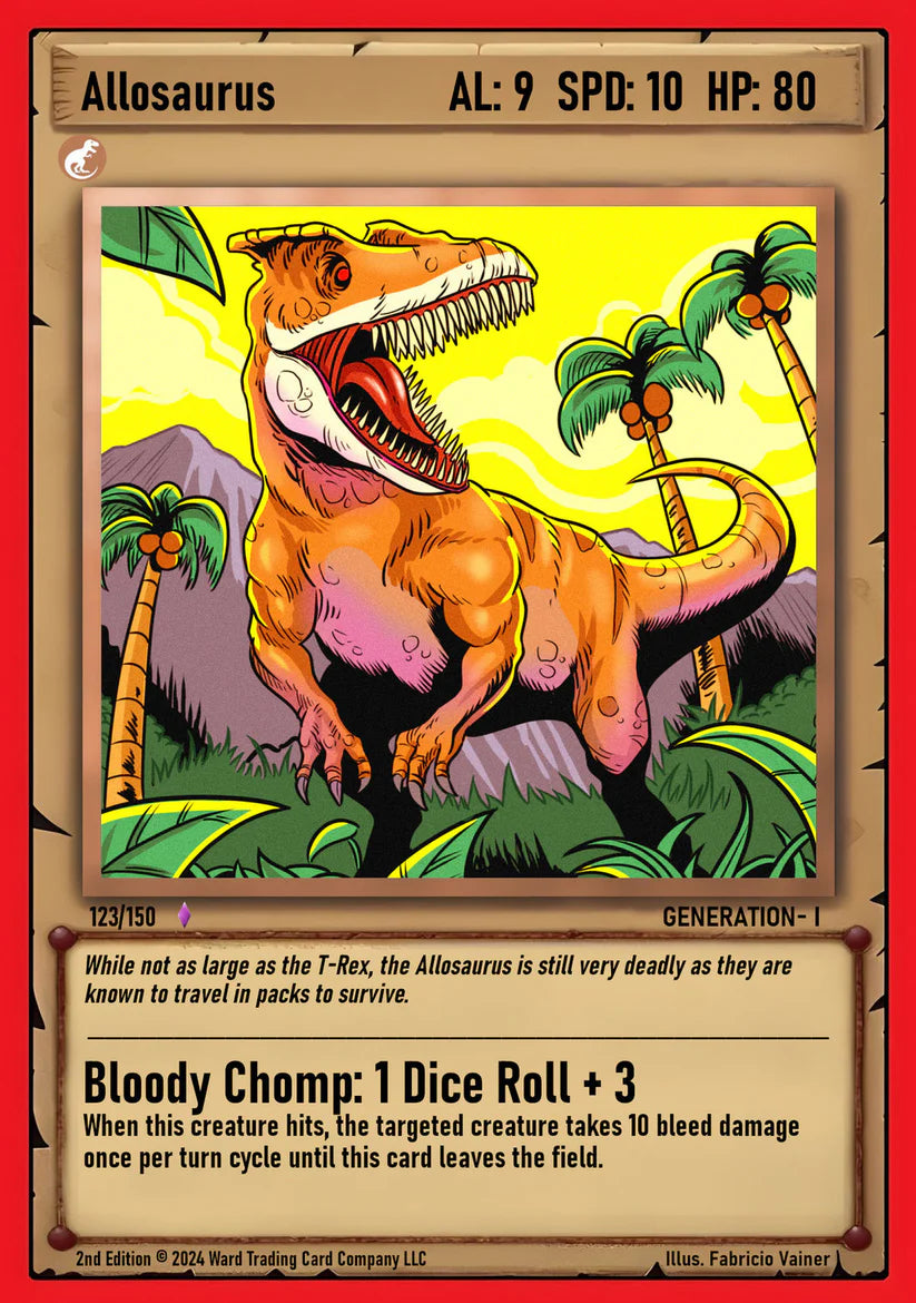 Allosaurus #123 Ward Gen I