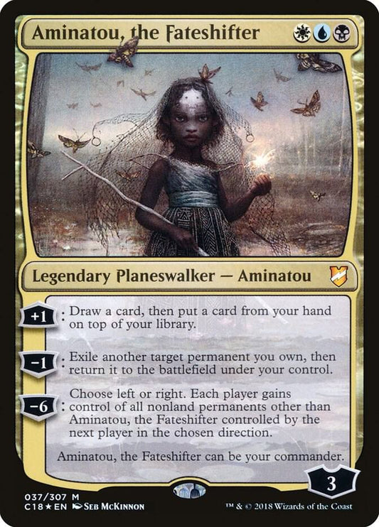 Aminatou, the Fateshifter #37 FOIL Commander 2018