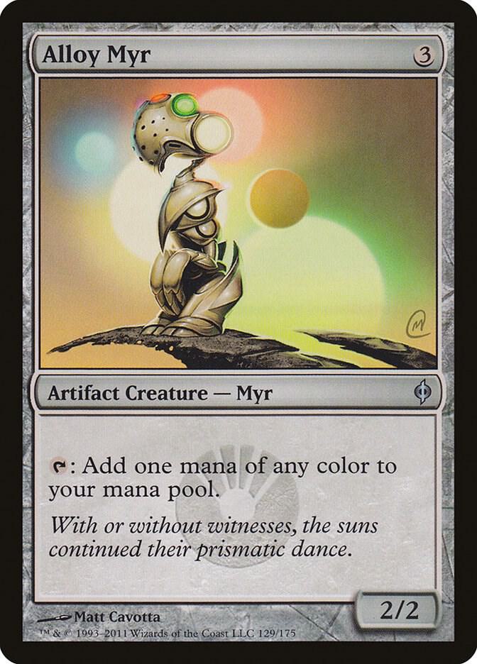 Alloy Myr #129 New Phyrexia