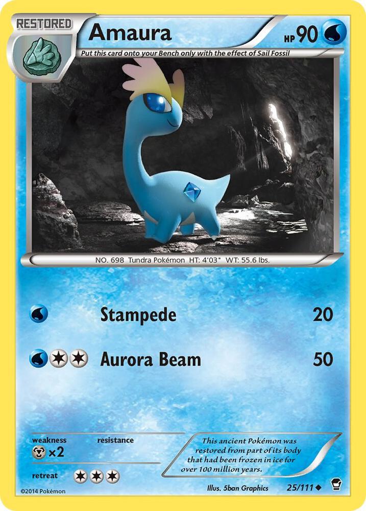 Amaura #25 XY - Furious Fists