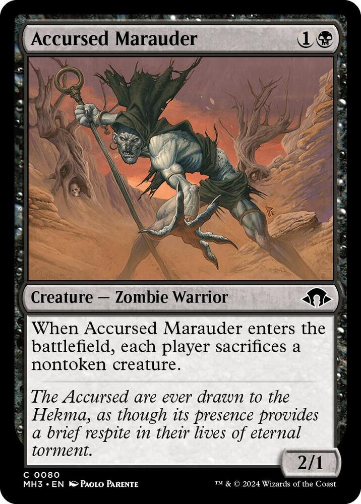 Accursed Marauder #80 FOIL Modern Horizons 3
