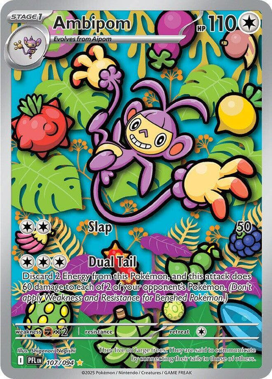 Ambipom #107 ME02: Phantasmal Flames