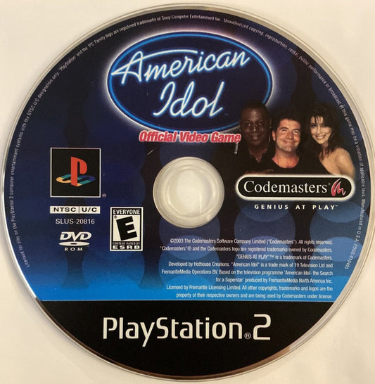 PS2 American Idol (Disc Only)