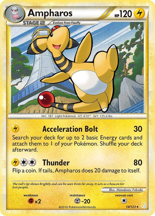 Ampharos #14 HeartGold SoulSilver