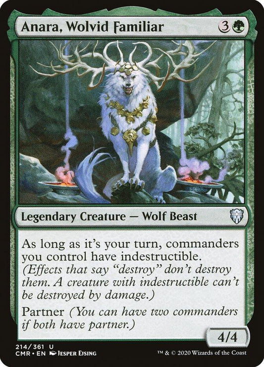 Anara, Wolvid Familiar #214 Commander Legends