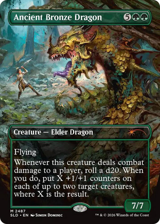 Ancient Bronze Dragon #2487 FOIL Secret Lair Drop Series