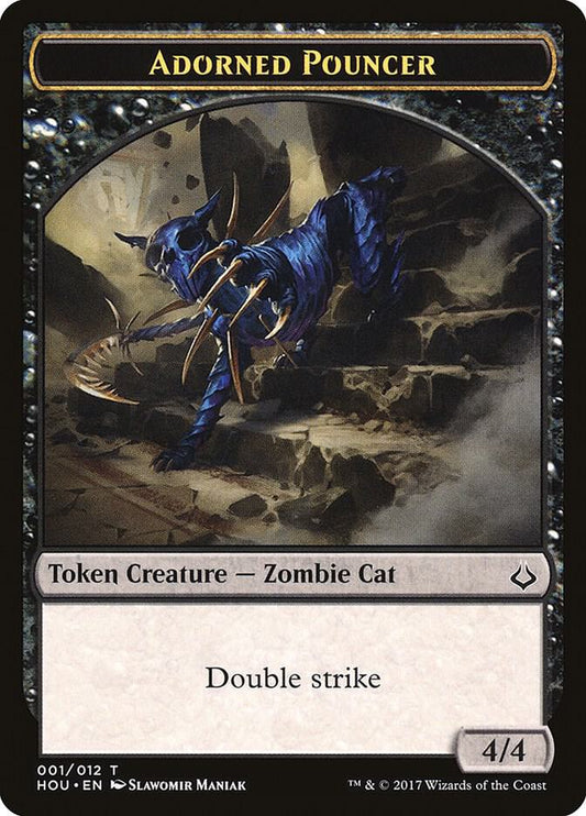 Adorned Pouncer Token #1 Hour of Devastation