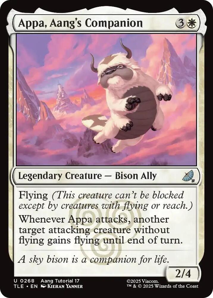 Appa, Aang's Companion #268 Avatar: The Last Airbender: Eternal-Legal