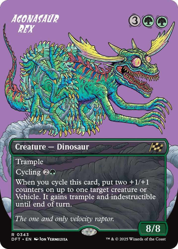 Agonasaur Rex (Borderless) #343 Aetherdrift