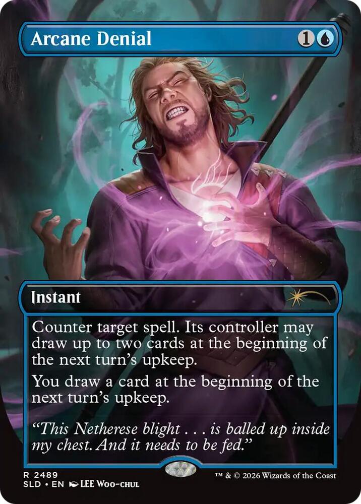 Arcane Denial #2489 FOIL Secret Lair Drop Series