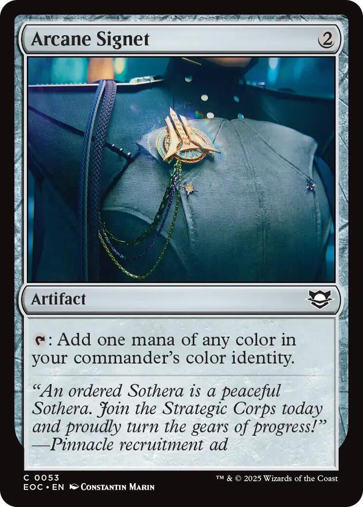 Arcane Signet #53 Commander: Edge of Eternities