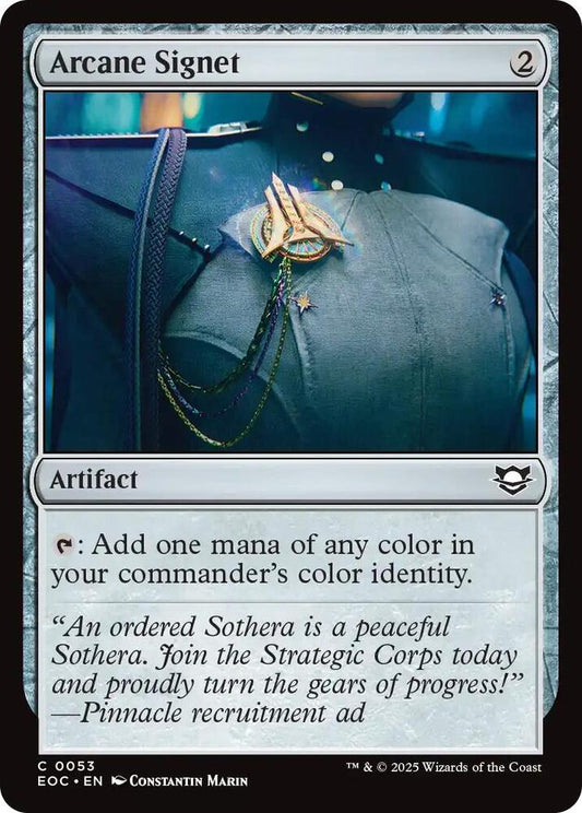 Arcane Signet #53 Commander: Edge of Eternities