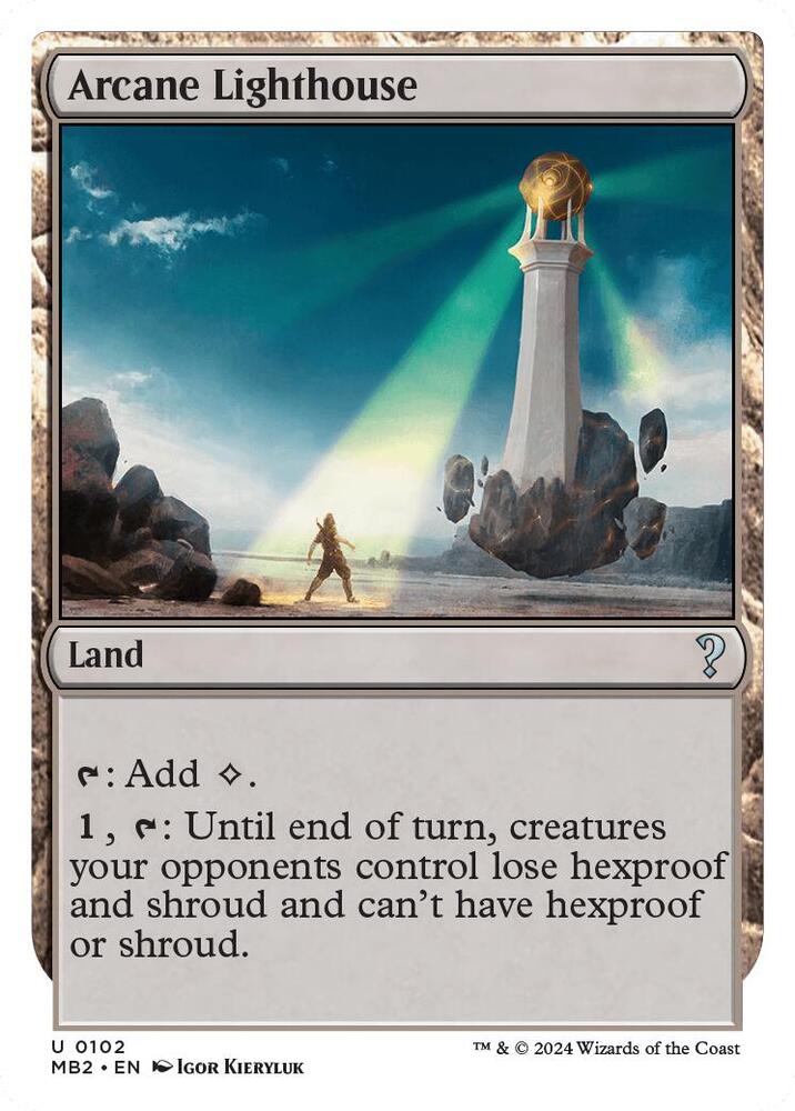 Arcane Lighthouse (White Border) #102 Mystery Booster 2