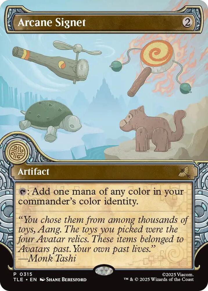 Arcane Signet (Showcase) #315 Avatar: The Last Airbender: Eternal Legal