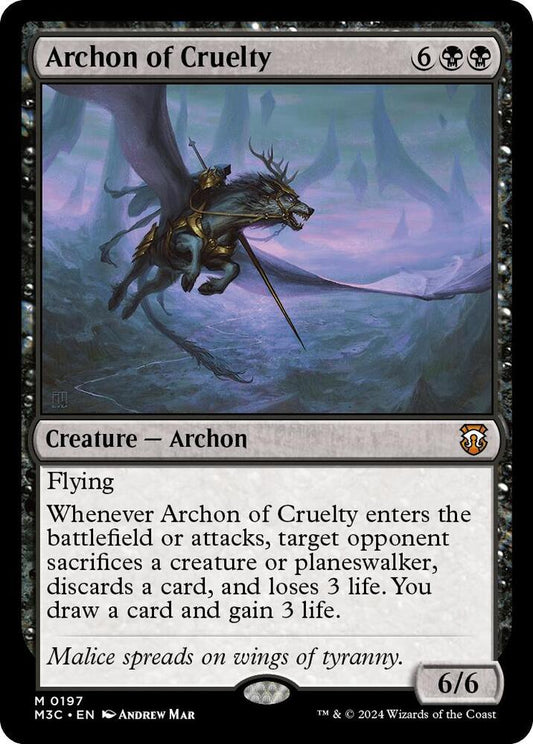 Archon of Cruelty #197 Commander: Modern Horizons 3