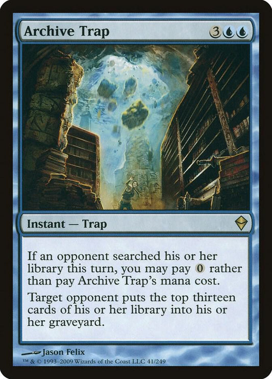 Archive Trap #41 Zendikar