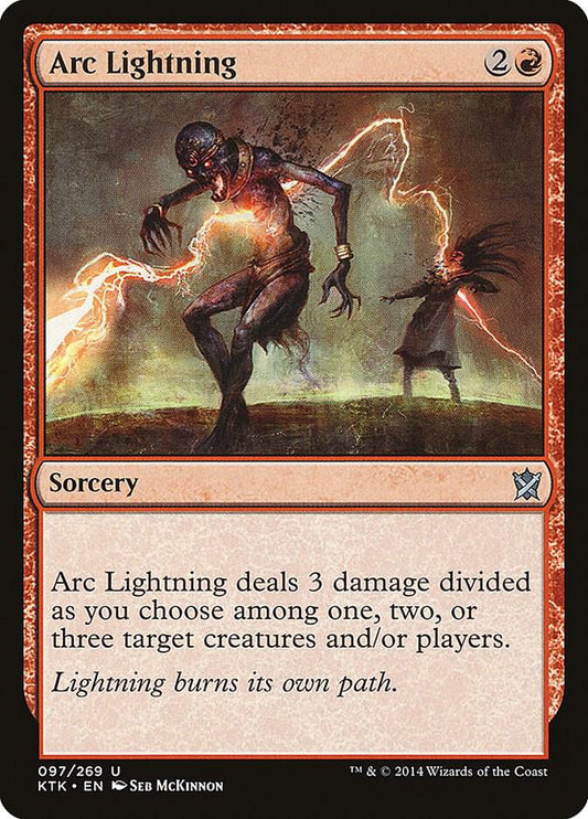 Arc Lightning #97 FOIL Khans of Tarkir