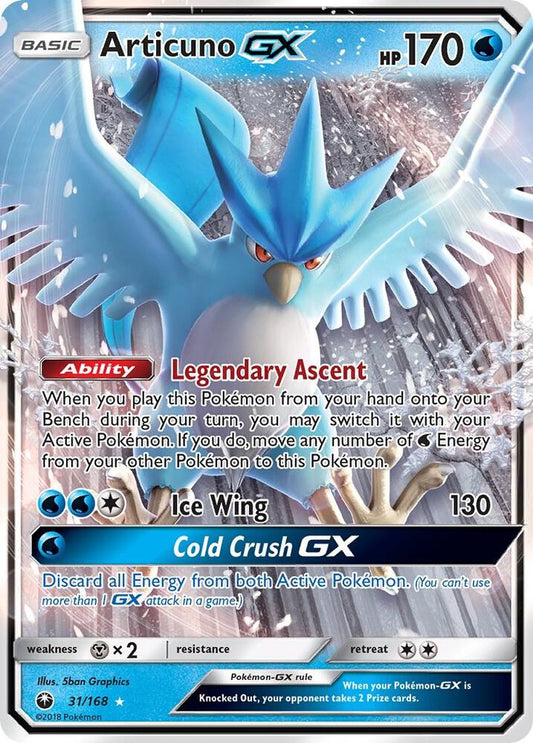 Articuno GX #31 SM - Celestial Storm