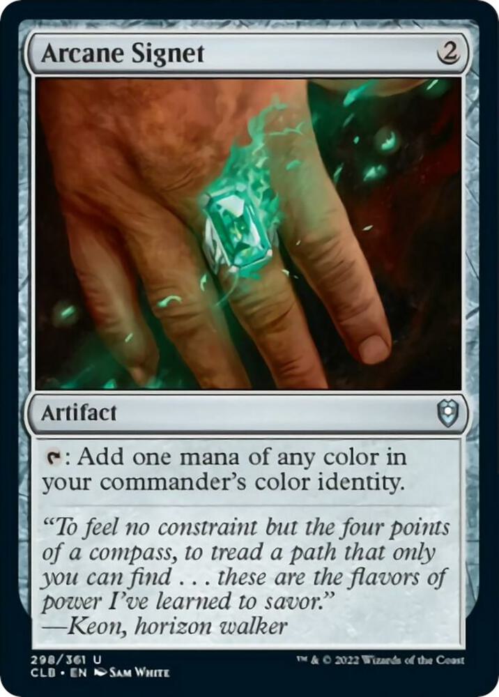 Arcane Signet #298 Commander Legends: Battle for Baldur's Gate