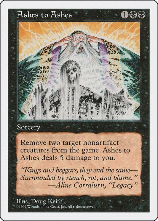 Ashes to Ashes - Fifth Edition