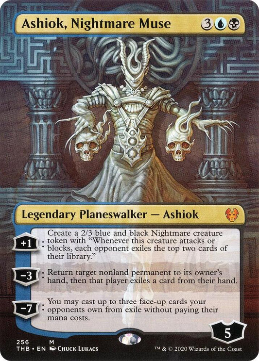 Ashiok, Nightmare Muse #256 (Borderless) Theros Beyond Death