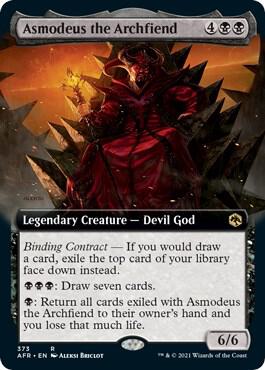 Asmodeus, the Archfiend #373 (Extended Art) Adventures in the Forgotten Realms