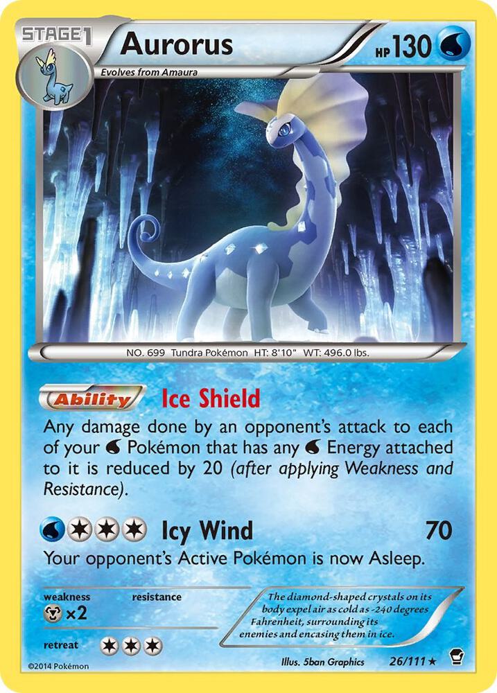 Aurorus #26 XY - Furious Fists