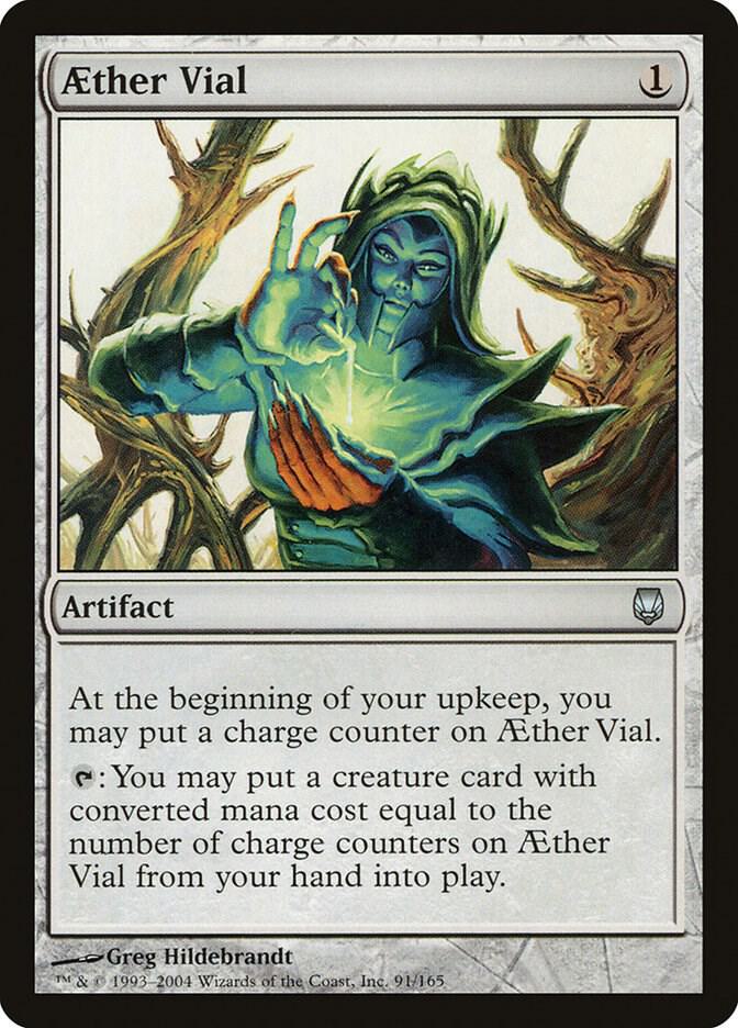 Aether Vial #91 Darksteel