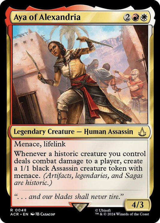 Aya of Alexandria #48 FOIL Universes Beyond: Assassin's Creed