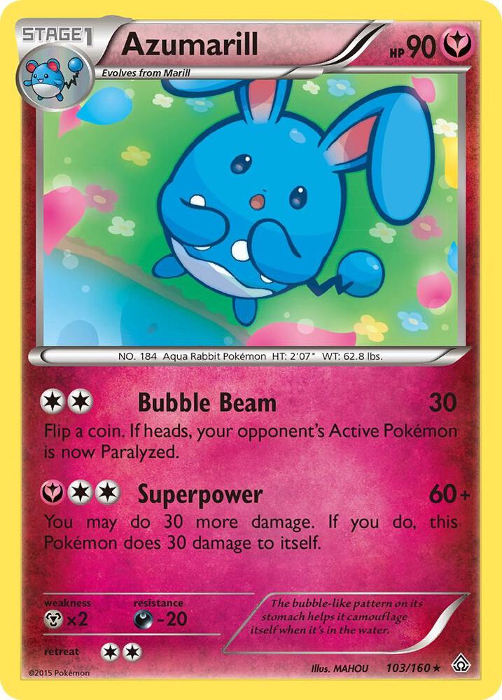 Azumarill #103 XY - Primal Clash