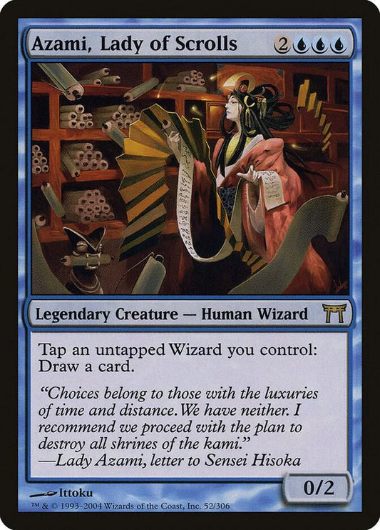 Azami, Lady of Scrolls #52 Champions of Kamigawa