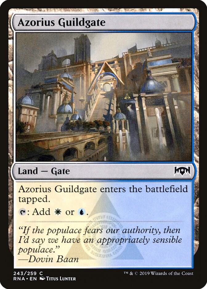 Azorius Guildgate #243 FOIL Ravnica Allegiance