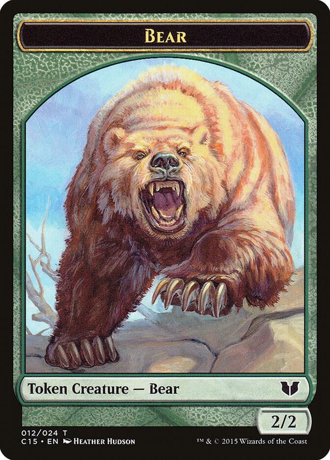 Bear #12 // Spider #18 Token Commander 2015