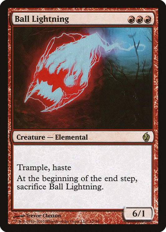 Ball Lightning #12 FOIL Premium Deck Series: Fire and Lightning