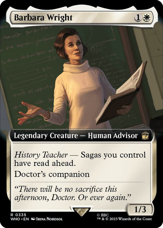 Barbara Wright #335 (Extended Art) Universes Beyond: Doctor Who