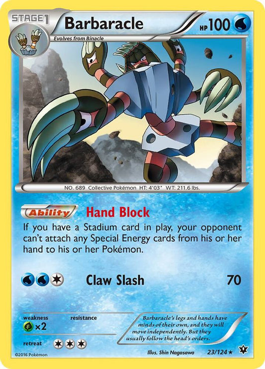 Barbaracle #23 XY - Fates Collide