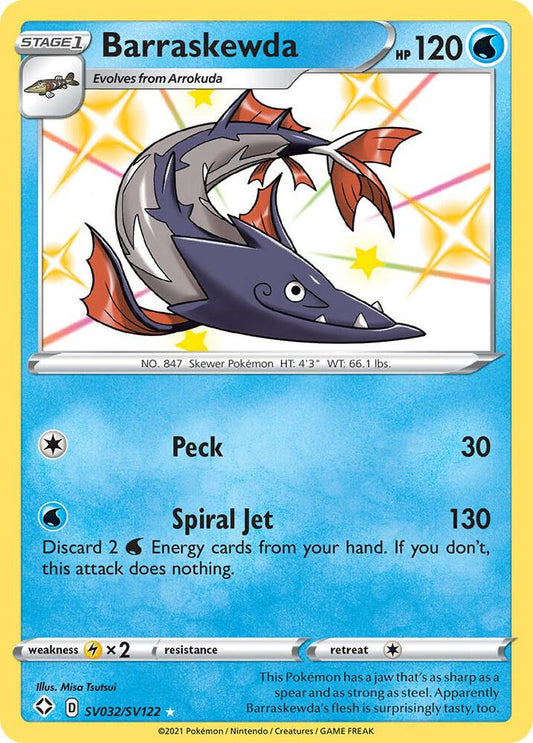 Barraskewda #SV32 Shining Fates: Shiny Vault
