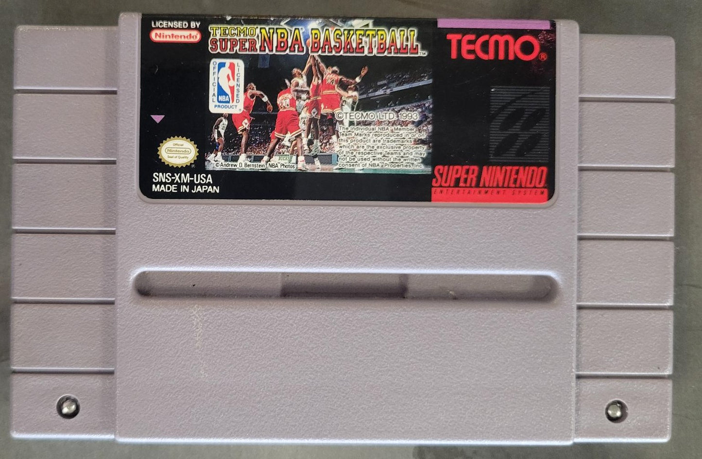 SNES Tecmo Super NBA Basketball