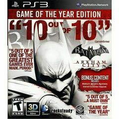 PS3 Batman Arkham City GOTY (Complete)