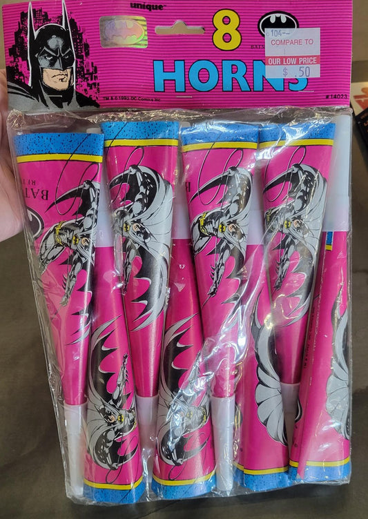 Batman Party Horns (8) (1992) NEW/SEALED