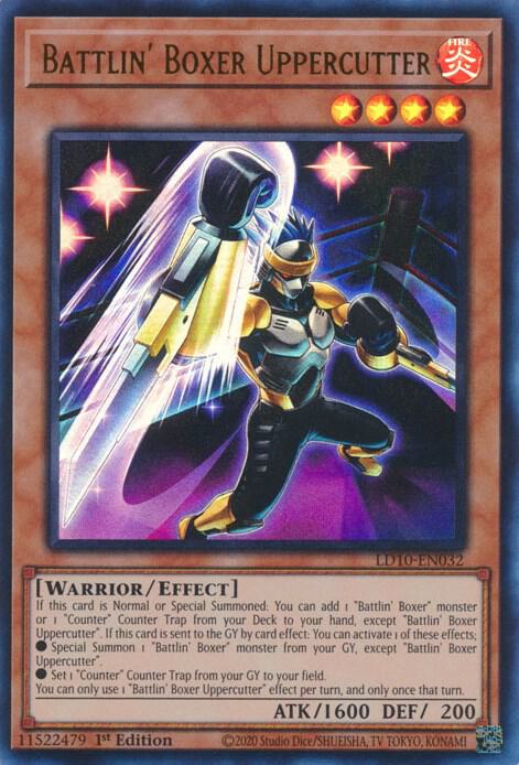 Battlin' Boxer Uppercutter #LD10-EN032 Legendary Duelists: Soulburning Volcano