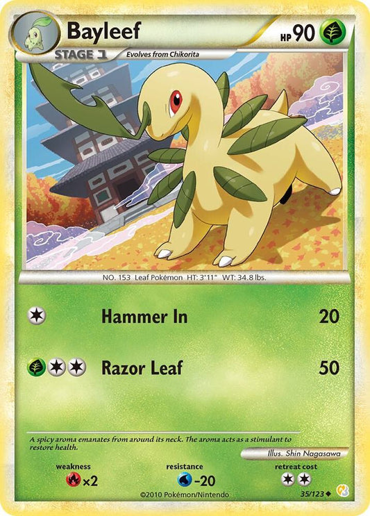 Bayleef #35 HeartGold SoulSilver