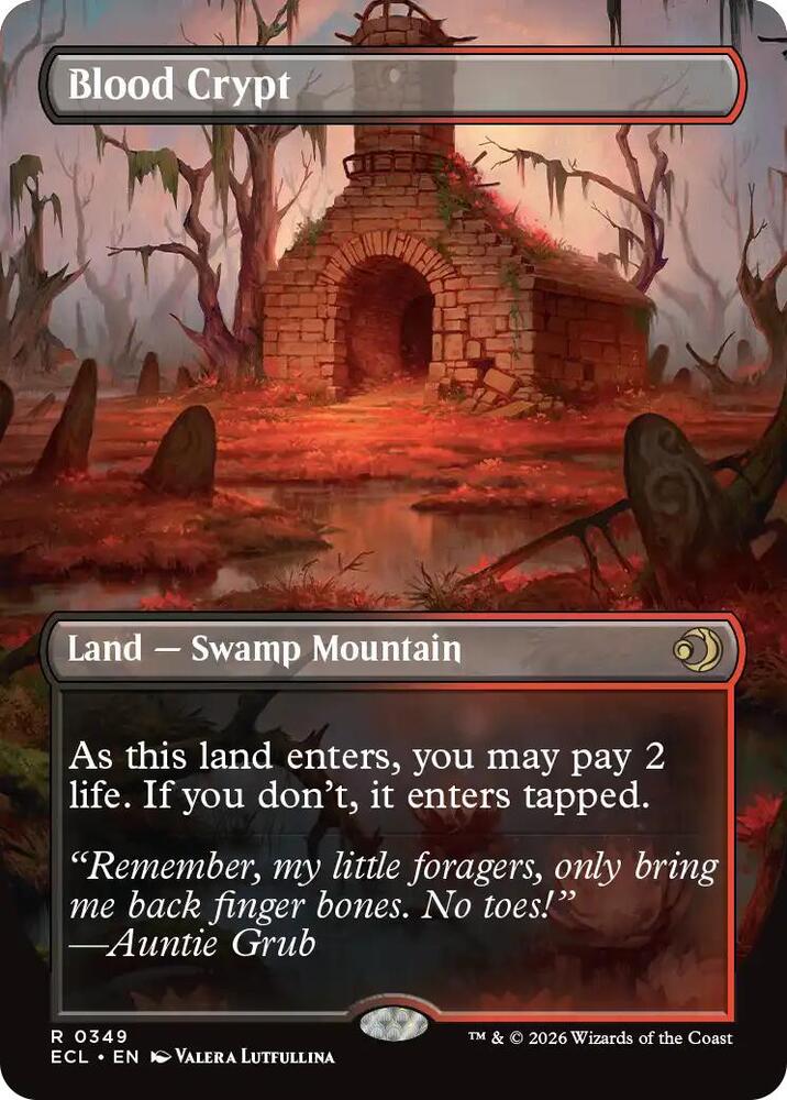 Blood Crypt (Borderless) #349 Lorwyn Eclipsed